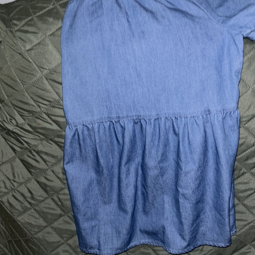 Time and Tru women’s denim style blouse sz large - Picture 4 of 7